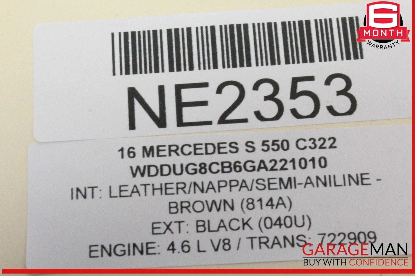 14-17 Mercedes W222 S550 S63 AMG Engine Computer Control Module Unit ECU ECM OEM