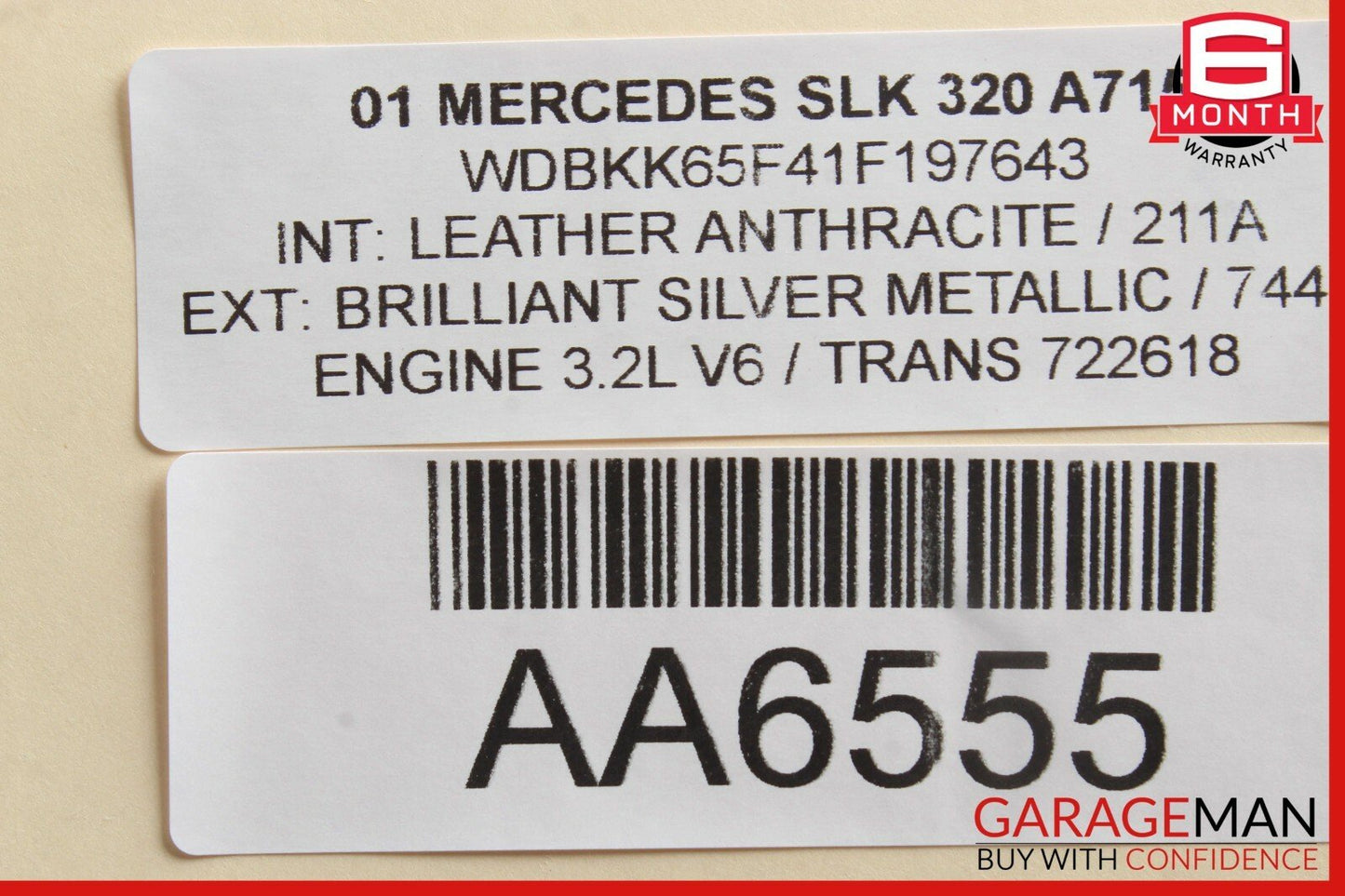 97-04 Mercedes R170 SLK230 SLK320 Rear Right / Left Lower Thrust Control Arm