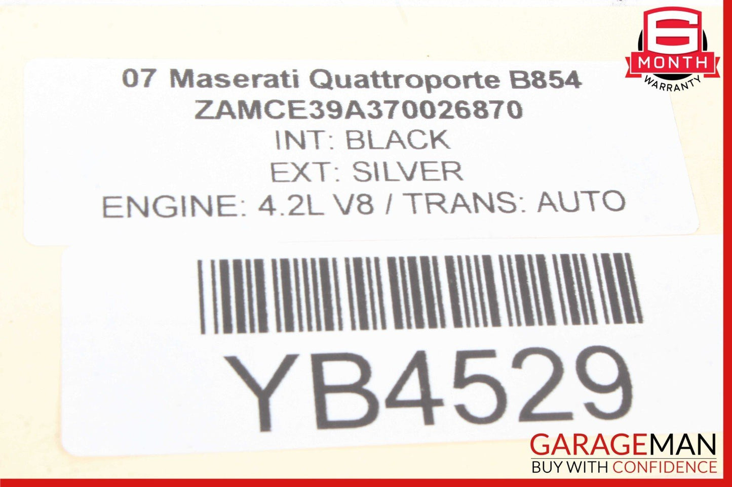 03-13 Maserati Quattroporte M139 Front Upper Radiator Support Bracket OEM