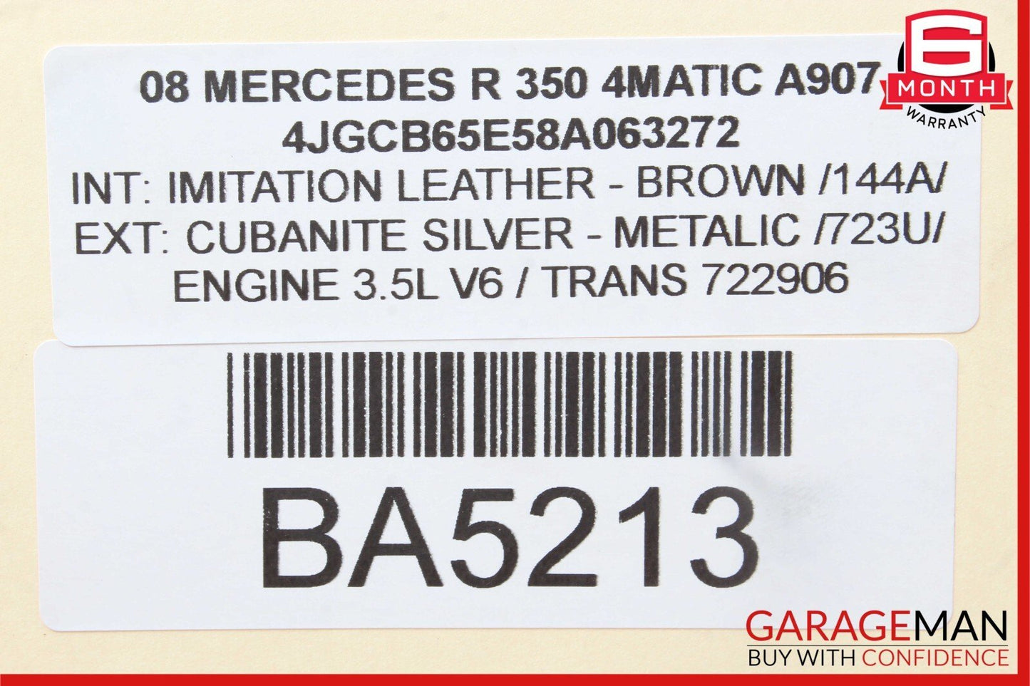 06-13 Mercedes W251 R350 Dash GPS Navigation Screen Display Monitor Aftermarket