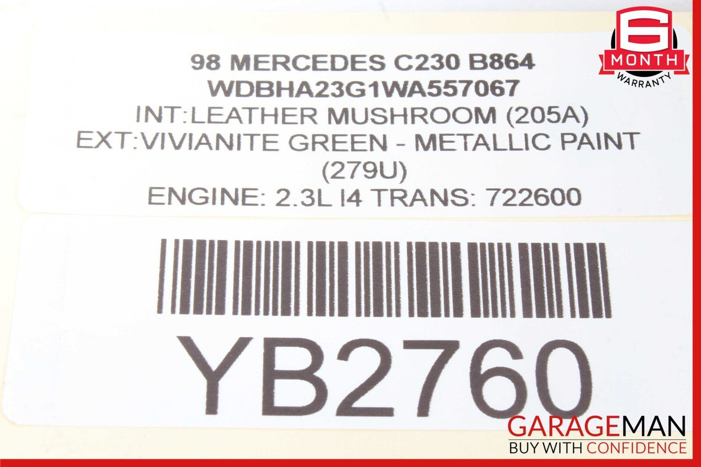 94-00 Mercedes W202 C230 Rear Right or Left Suspension Lower Control Arm OEM