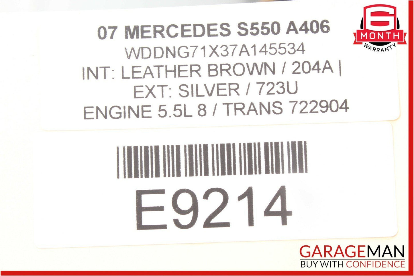 07-09 Mercedes W221 S550 S600 S63 AMG Sirius Satellite Radio Module Receiver OEM