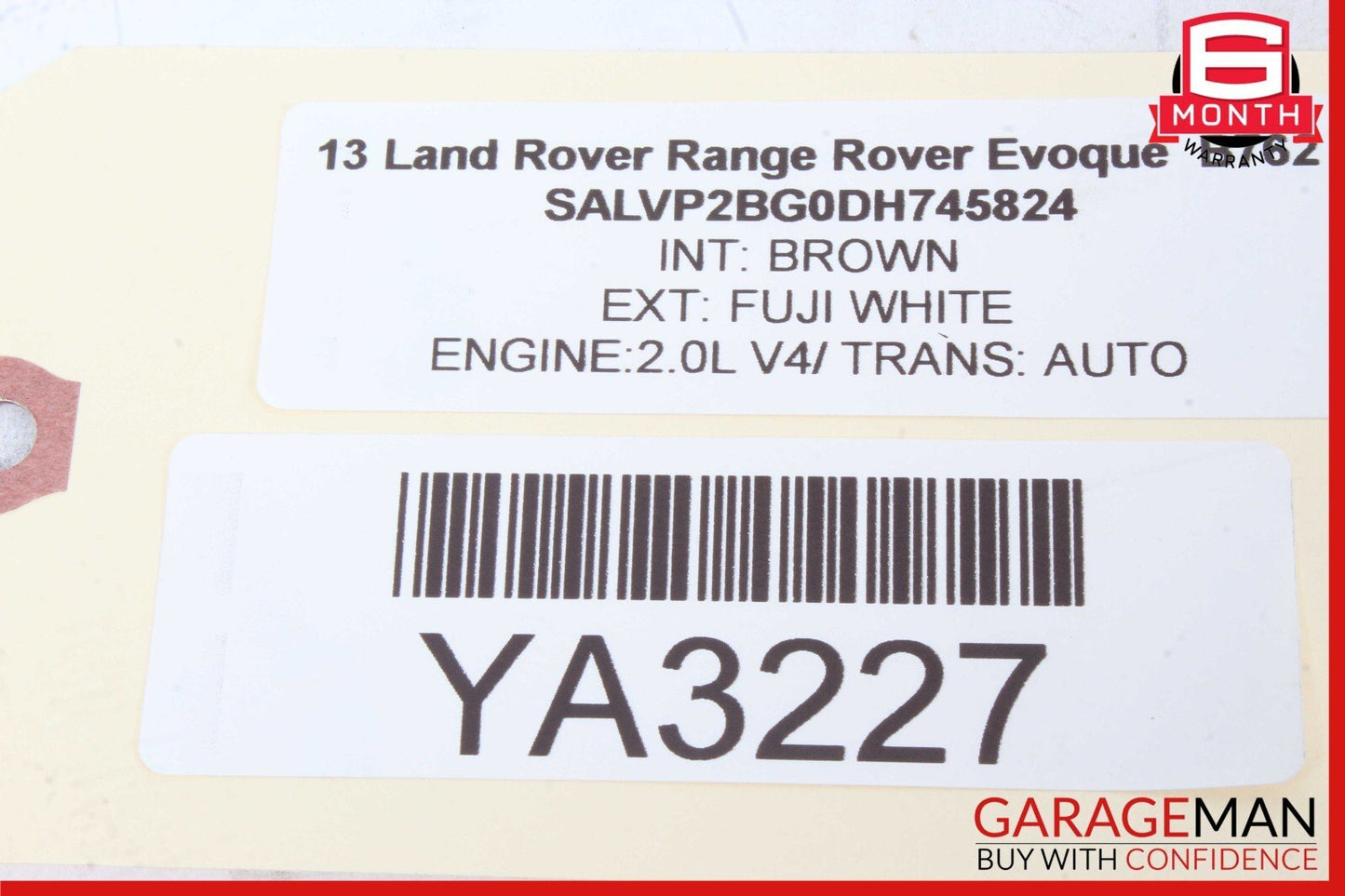 12-15 Land Rover Range Rover Evoque Steering Column Turn Signal Wiper Switch OEM