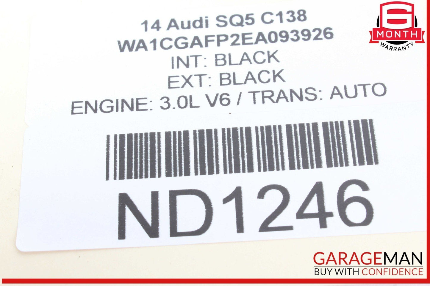 14-17 Audi SQ5 Engine Starter Motor Valeo 079911022 OEM