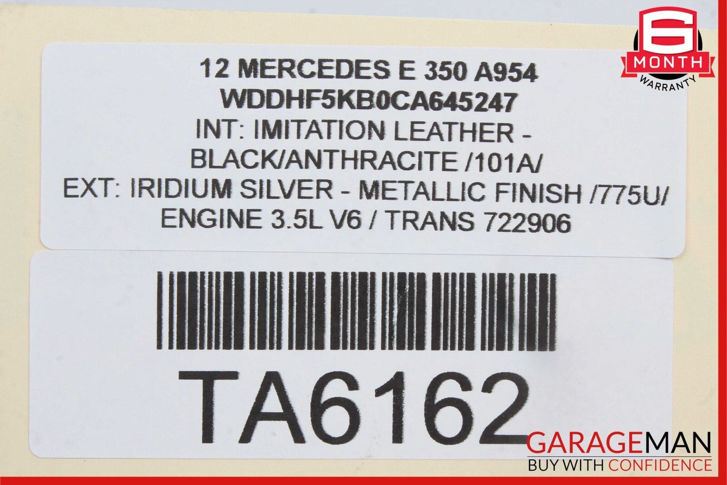 08-16 Mercedes W212 E350 C350 Rear Right Side Door Lock Latch Actuator OEM