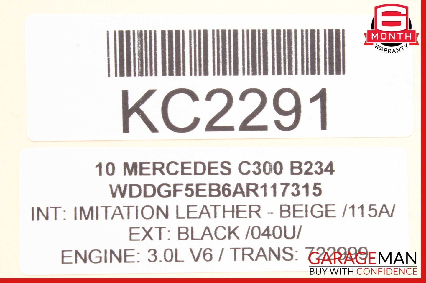 08-18 Mercedes C300 GLK350 E550 Front Left Driver Side Door Control Module Unit
