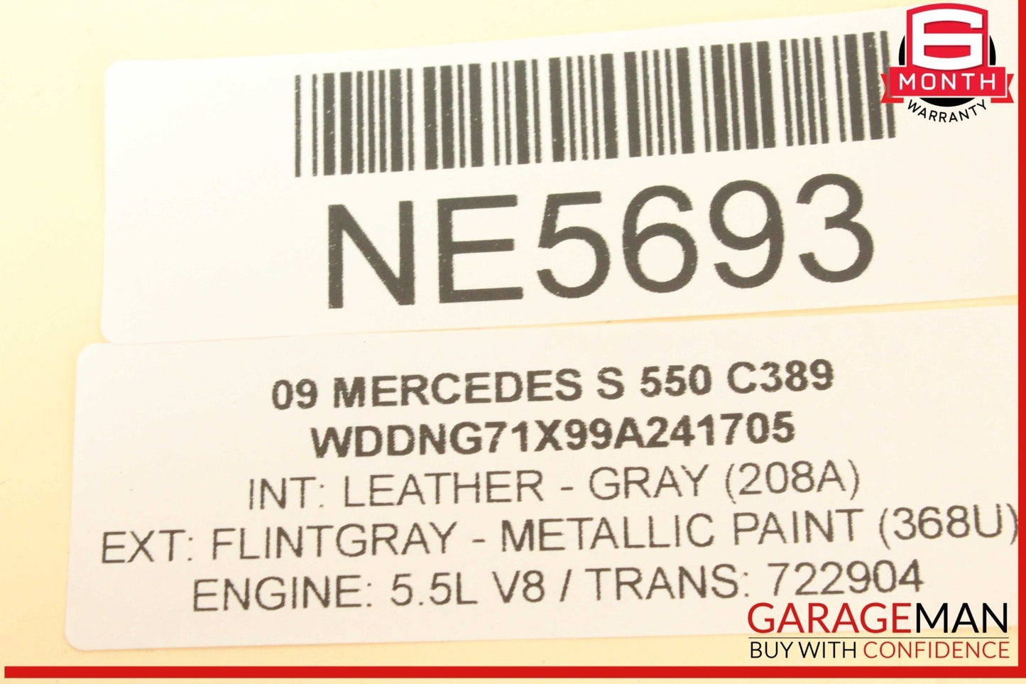 07-10 Mercedes W221 S550 S600 Keyless Go Control Module Unit 2218707392 OEM