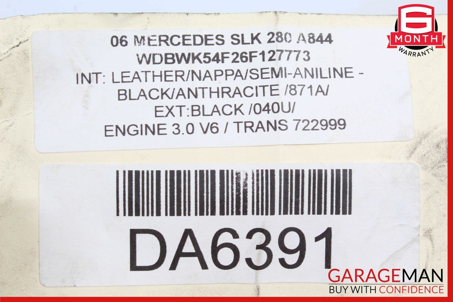 05-11 Mercedes R171 SLK280 SLK300 Exterior Door Handle Right Passenger Side OEM