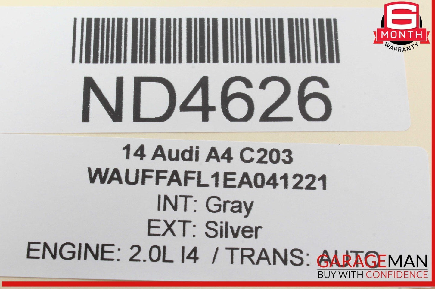 13-16 Audi A4 Rear Trunk Lid Hatch Lock Latch Actuator 4F5827505D OEM