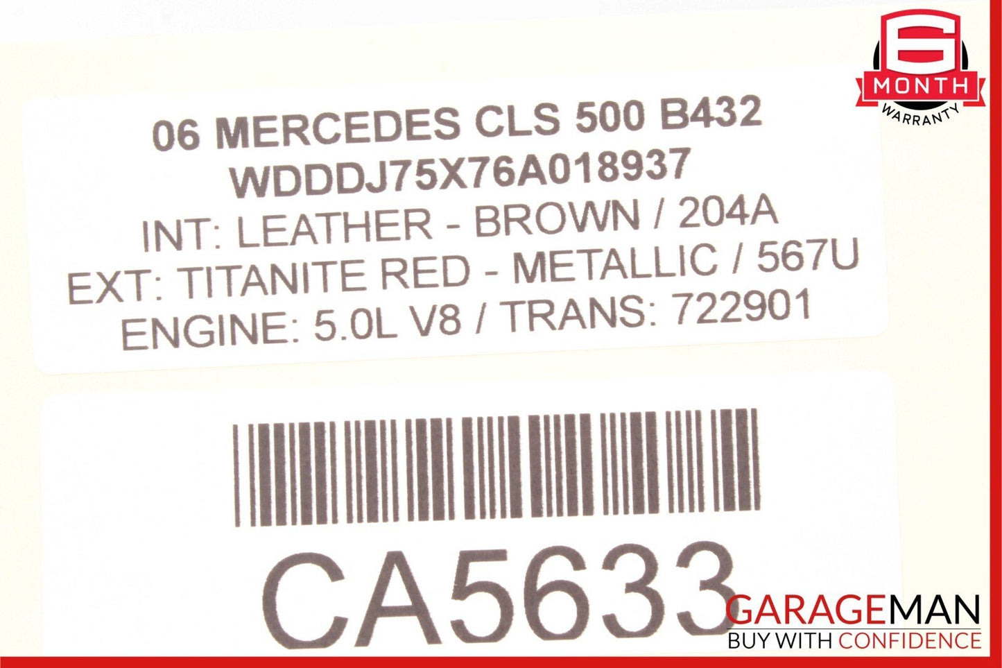 03-11 Mercedes W219 CLS550 E350 RWD Front Right Lower Rearward Control Arm OEM