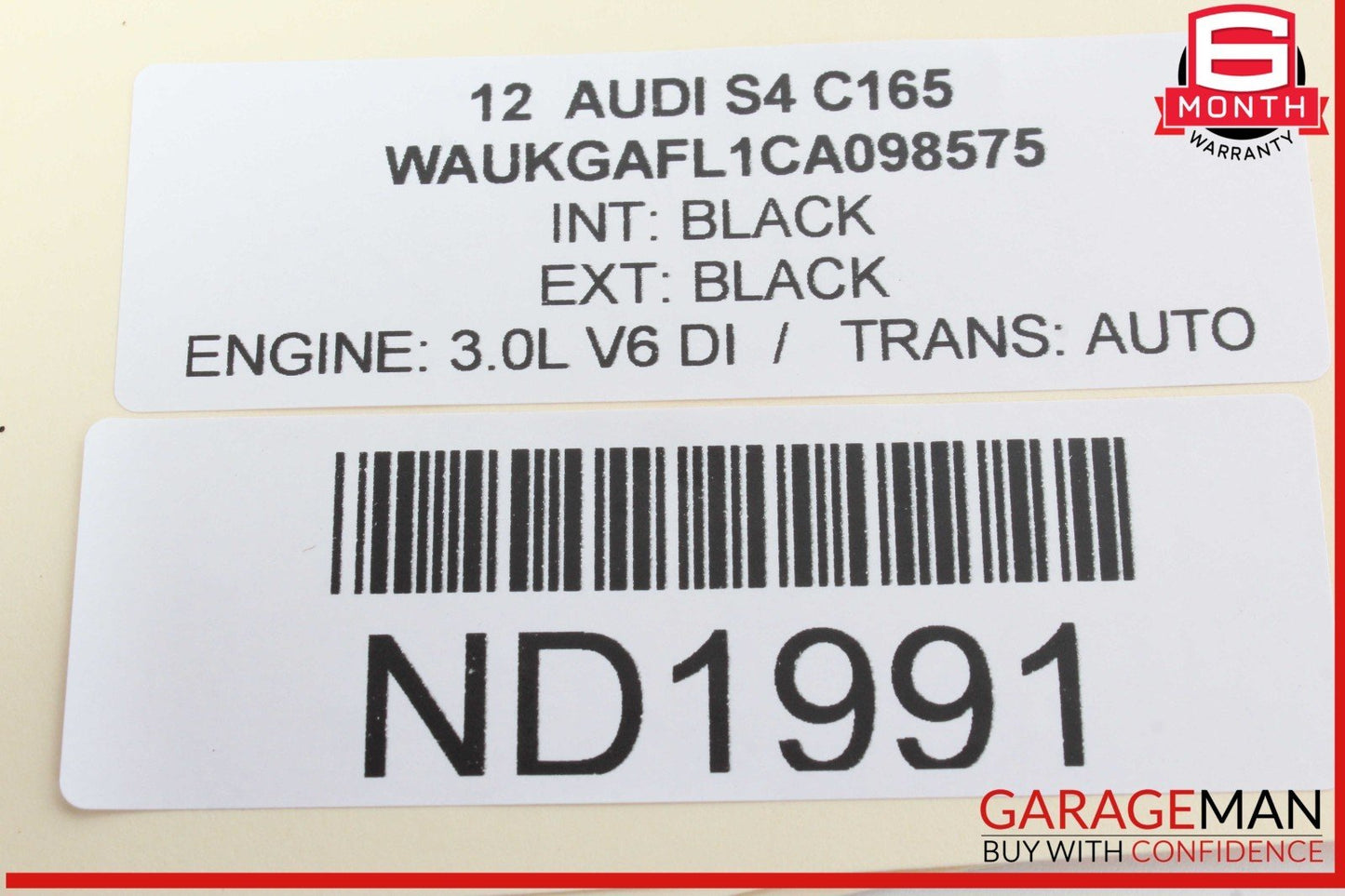 09-12 Audi S4 Rear Left Driver Side Lane Change Assist Control Module OEM