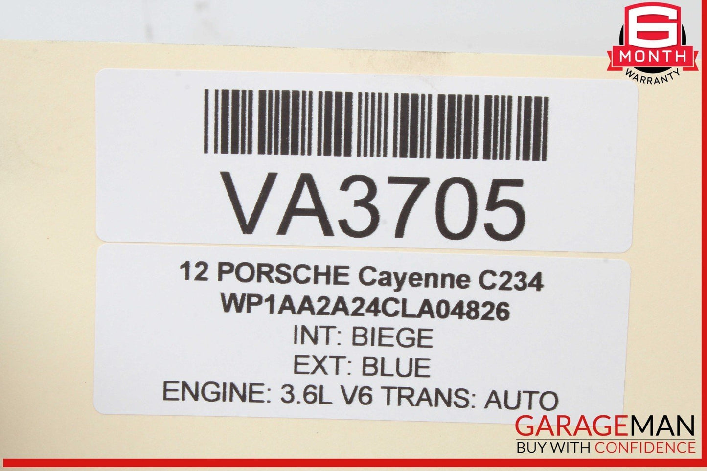 11-18 Porsche Cayenne 958 Front Left or Right Side CV Axle Shaft 7P5407271B OEM