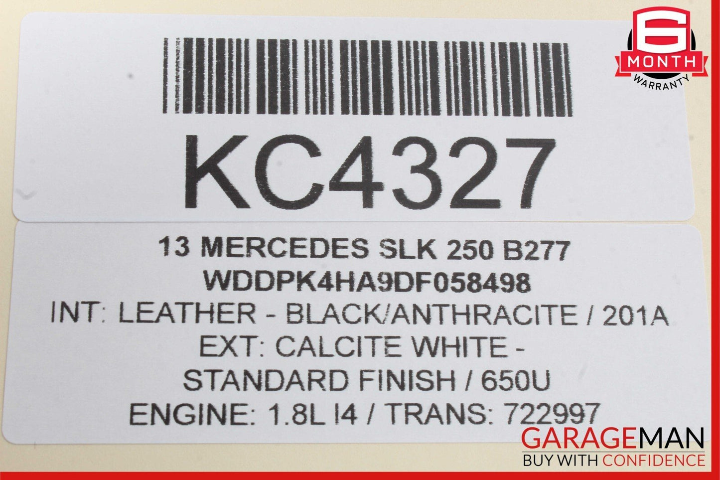 08-20 Mercedes R172 SLK250 C350 Headlight Fog Light Switch Control Module OEM