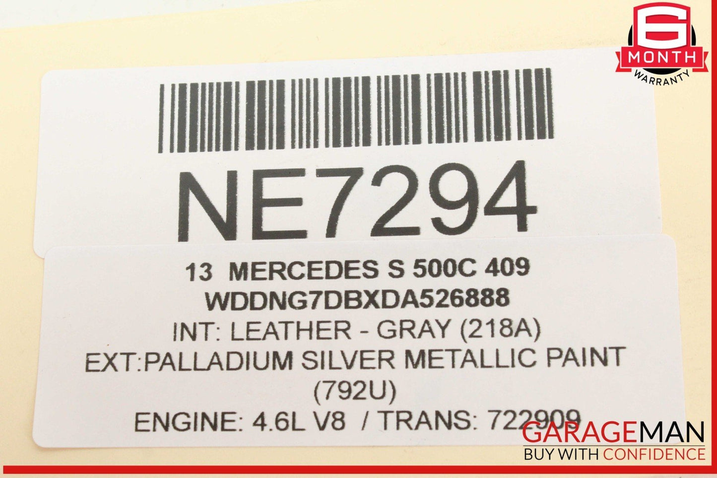 12-20 Mercedes W221 S550 S400 Keyless Go Entry Antenna 1668200075 OEM