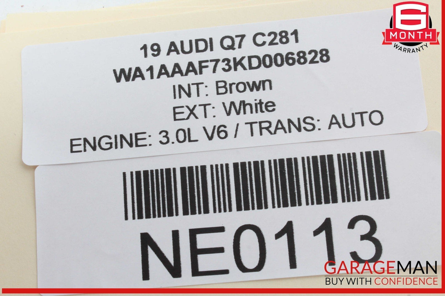 19-24 Audi Q7 Rear 3rd Third Row Seat Memory Control Module Unit 4M1959760G OEM