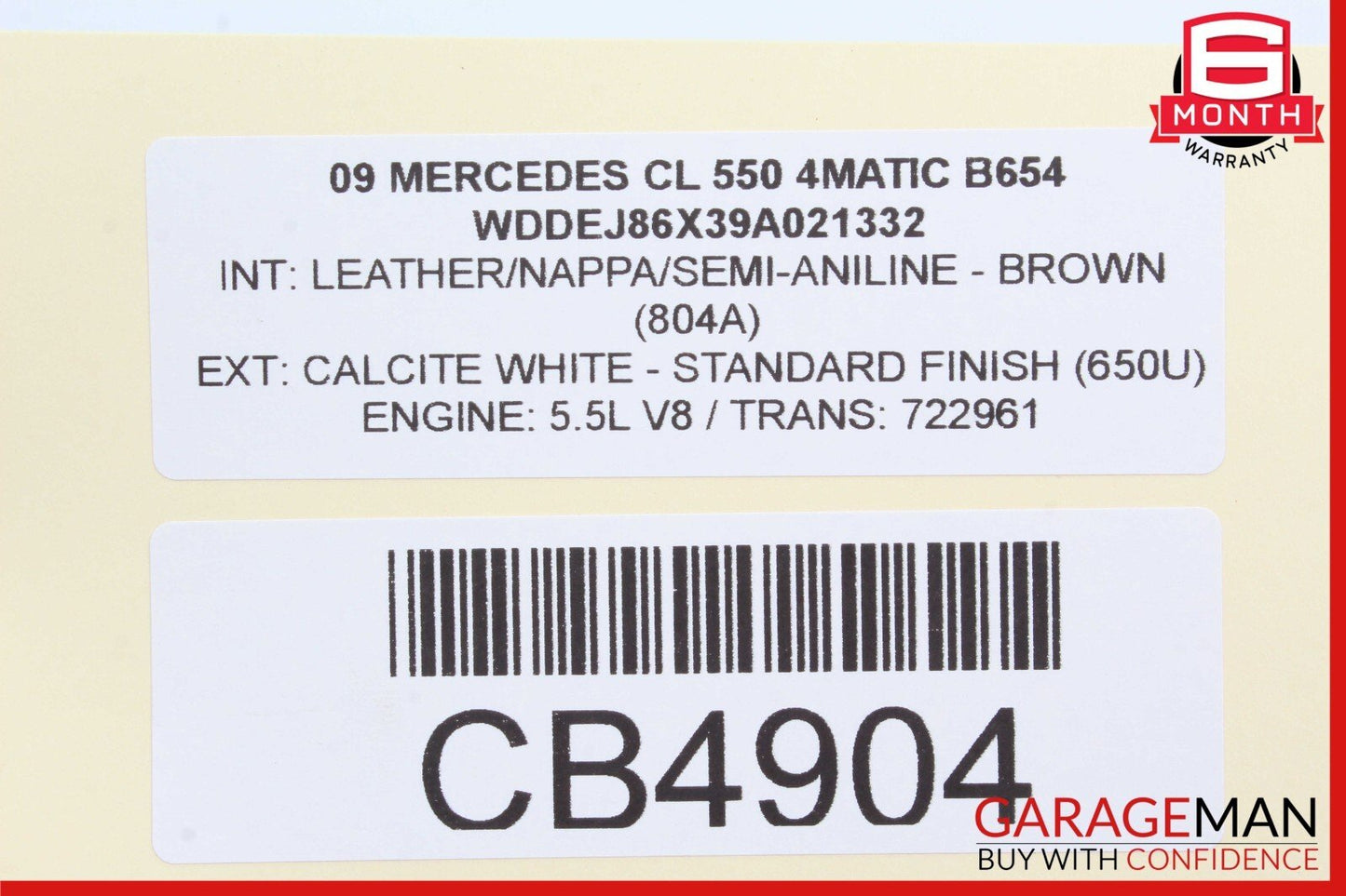 07-14 Mercedes W216 CL550 S450 S550 Front Right Lower Control Arm OEM