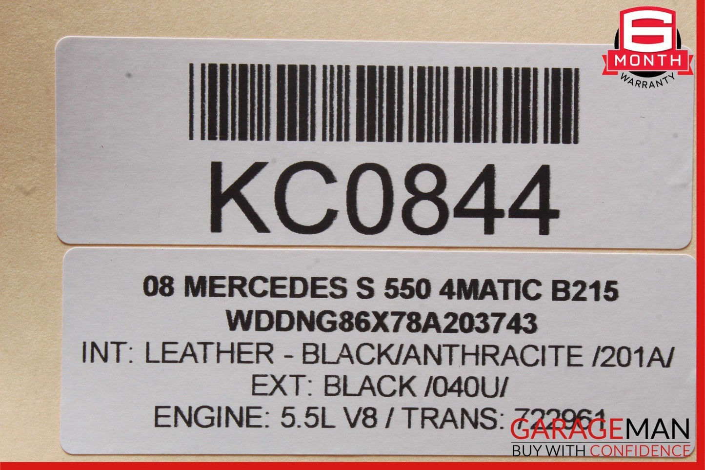 07-14 Mercedes W221 S550 S600 Ride Height ESP Parking Sensor Control Switch OEM