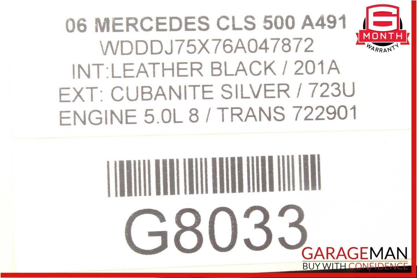 06-11 Mercedes W219 CLS500 Right Passenger Side Door Sound Audio Speaker