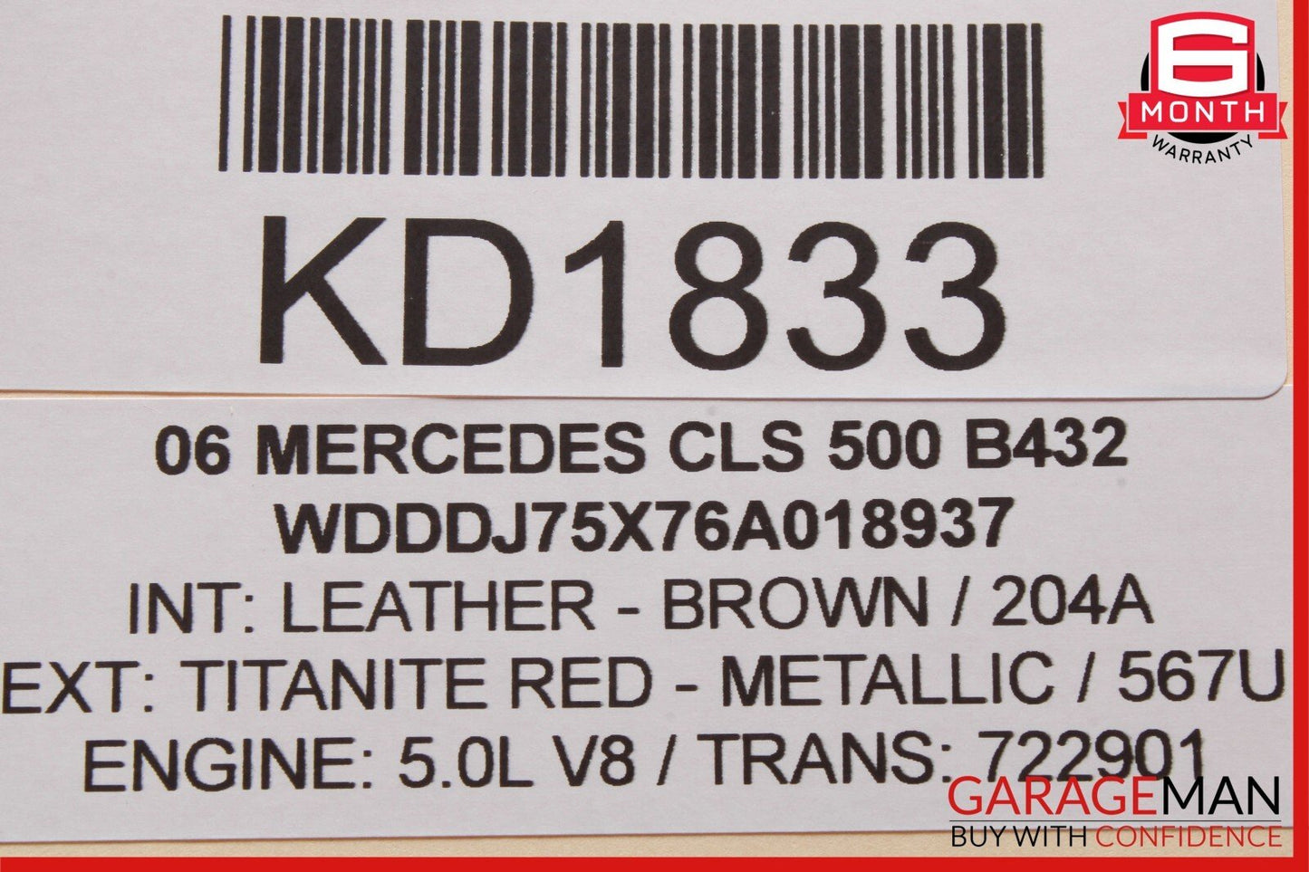 03-09 Mercedes W219 CLS500 Hazard Light Door Lock Control Switch Wood OEM