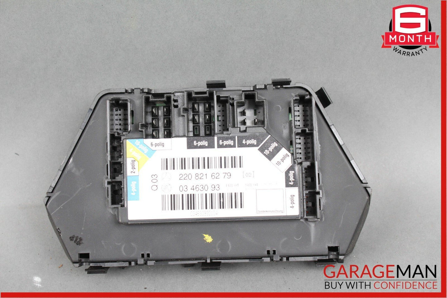 00-06 Mercedes W220 S430 S500 Rear Left Side Seat Control Module 2208216279 OEM