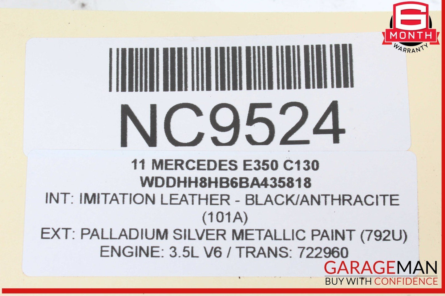 08-18 Mercedes W212 E350 Rear Right Side Door Control Module 2129004006 OEM