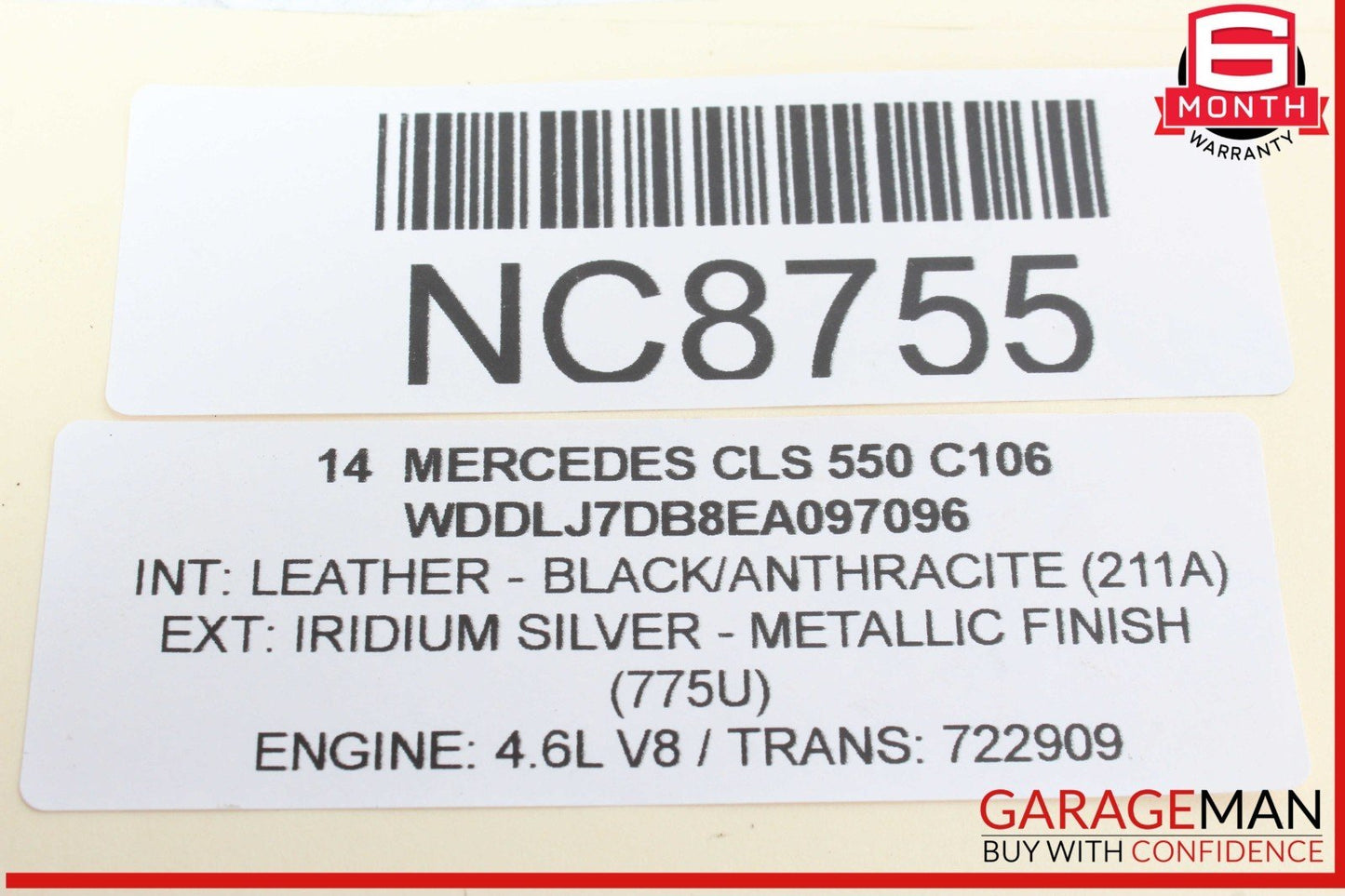 11-20 Mercedes W218 CLS550 E550 M278 Left Side Air Intake Hose Duct Pipe OEM