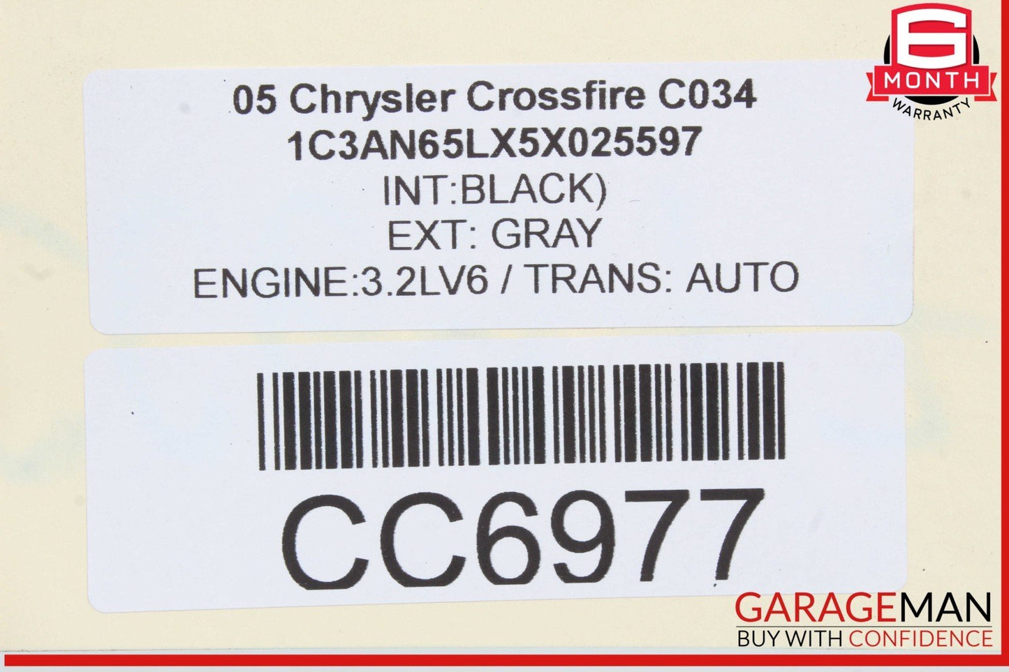 05-08 Chrysler Crossfire Power Steering Rack Gear Linkage 1934630032 OEM