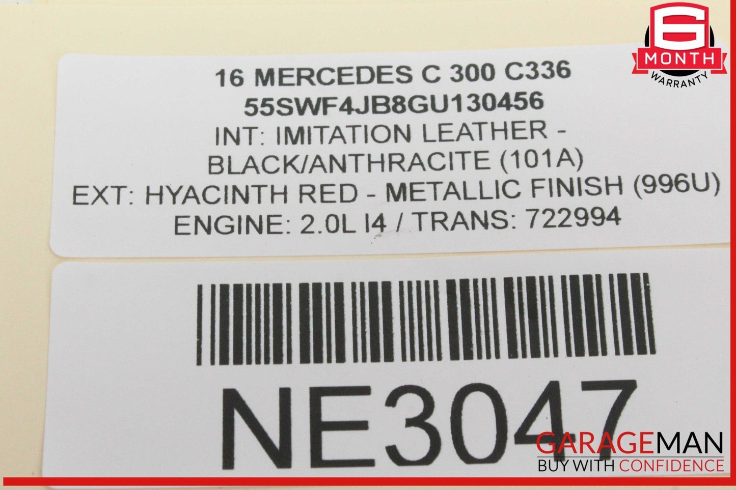 15-20 Mercedes W205 C300 Gas Throttle Accelerator Pedal 2053000004 OEM