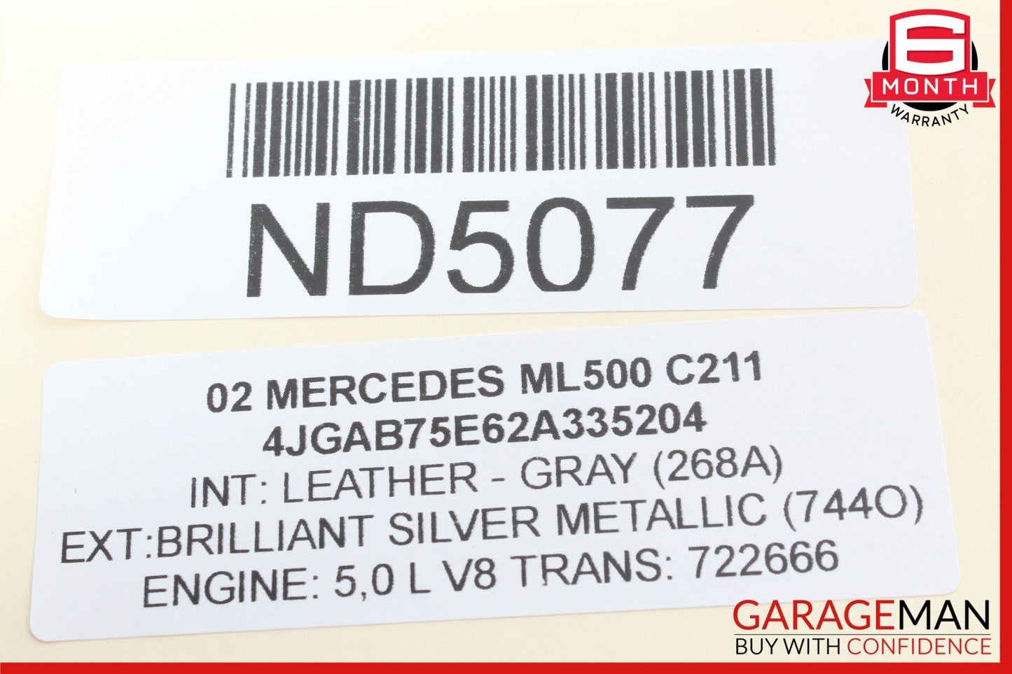 98-05 Mercedes W163 ML500 ML430 ML55 Radio Antenna Amp Amplifier 1638200289 OEM