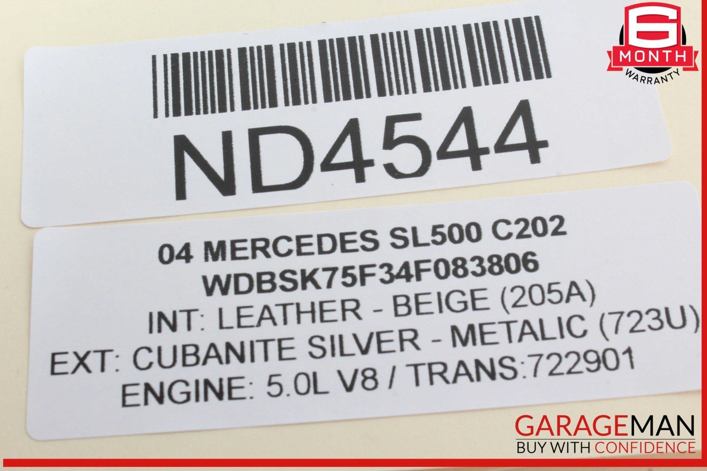 03-11 Mercedes R230 SL500 CLS350 Yaw Turn Rate Acceleration Sensor 0025426618