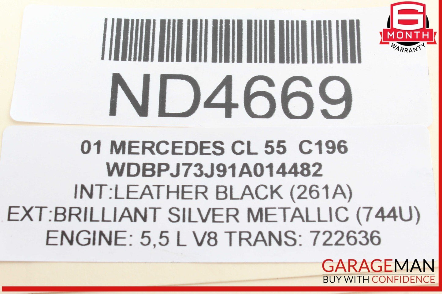 00-06 Mercedes W215 CL55 AMG S600 CL500 ABS Anti Lock Brake Pump ESP Module OEM