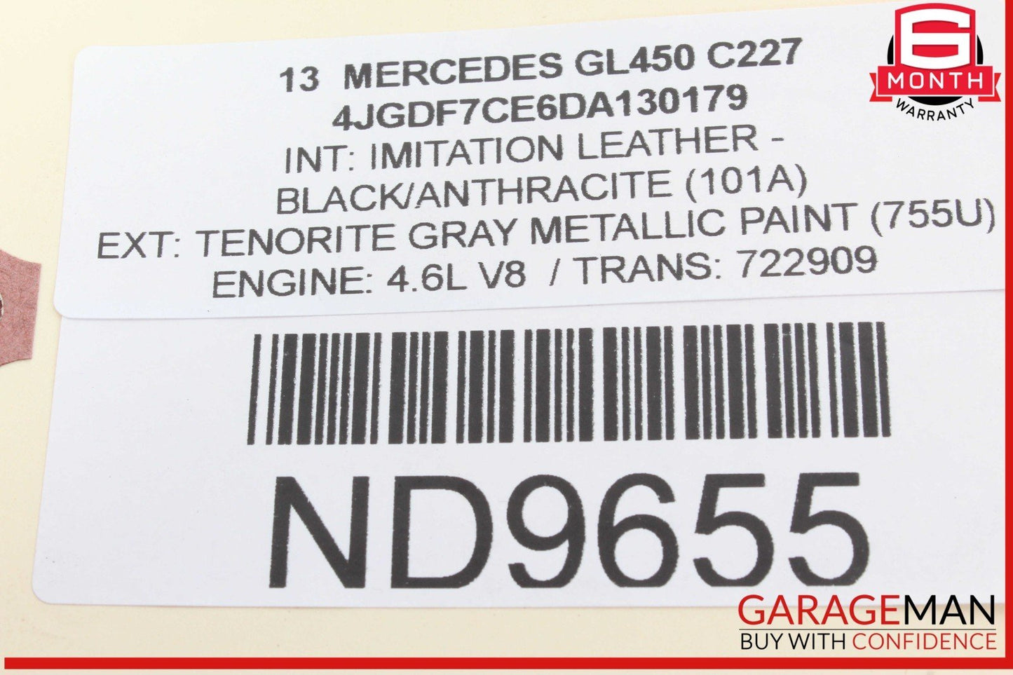 12-16 Mercedes X166 GL450 ECU ECM Engine Computer Control Module Unit OEM