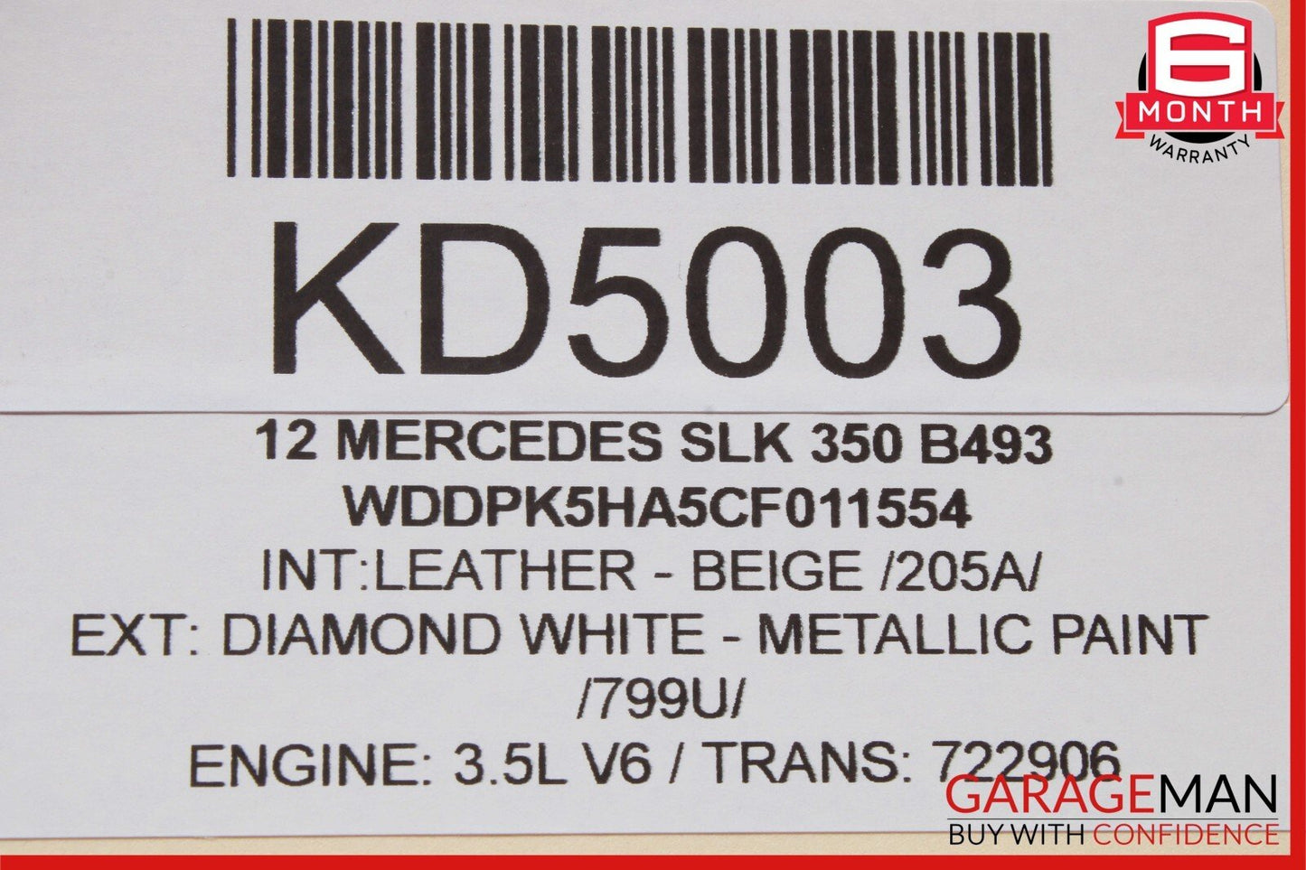 2012 Mercedes R172 SLK250 SLK350 Front Right Passenger Side Door Control Module
