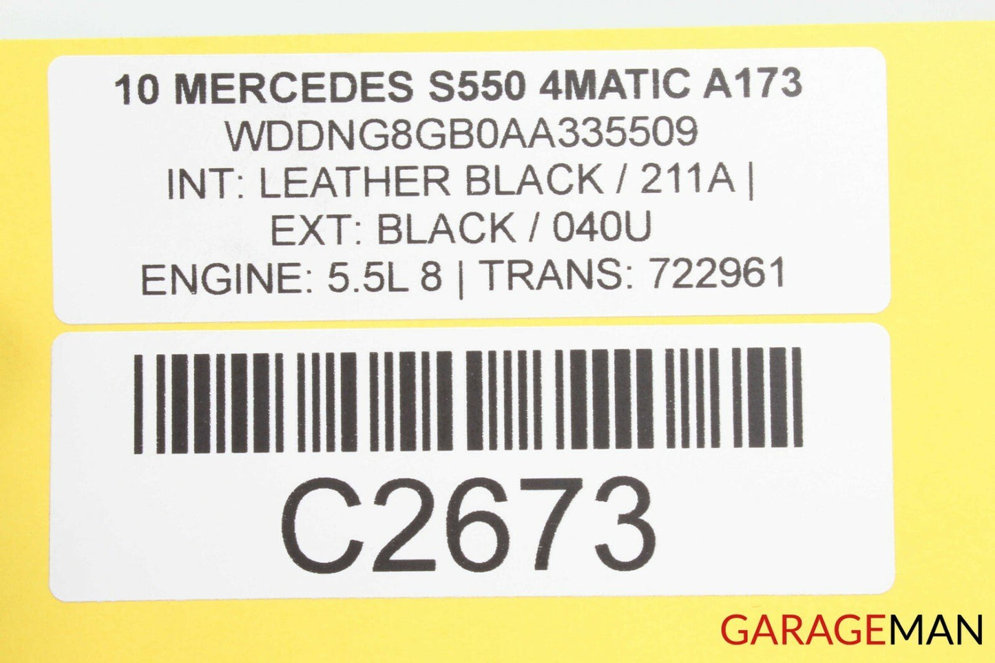 07-13 Mercedes W221 S550 CL550 Rear Right & Left Side Upper Control Arm Set OEM