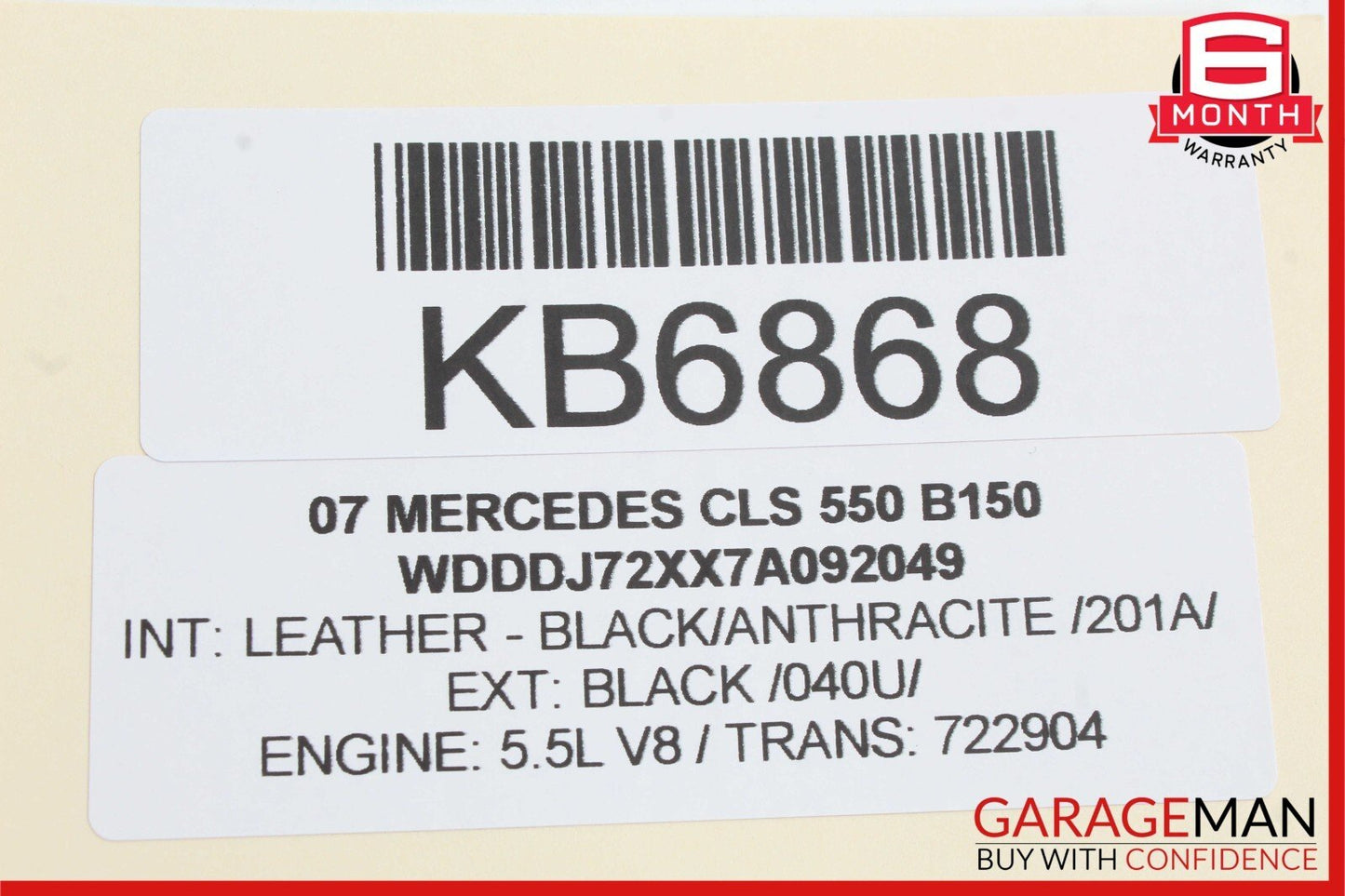 06-10 Mercedes W219 CLS550 AMG Xenon HID Headlight Ballast Module Unit OEM