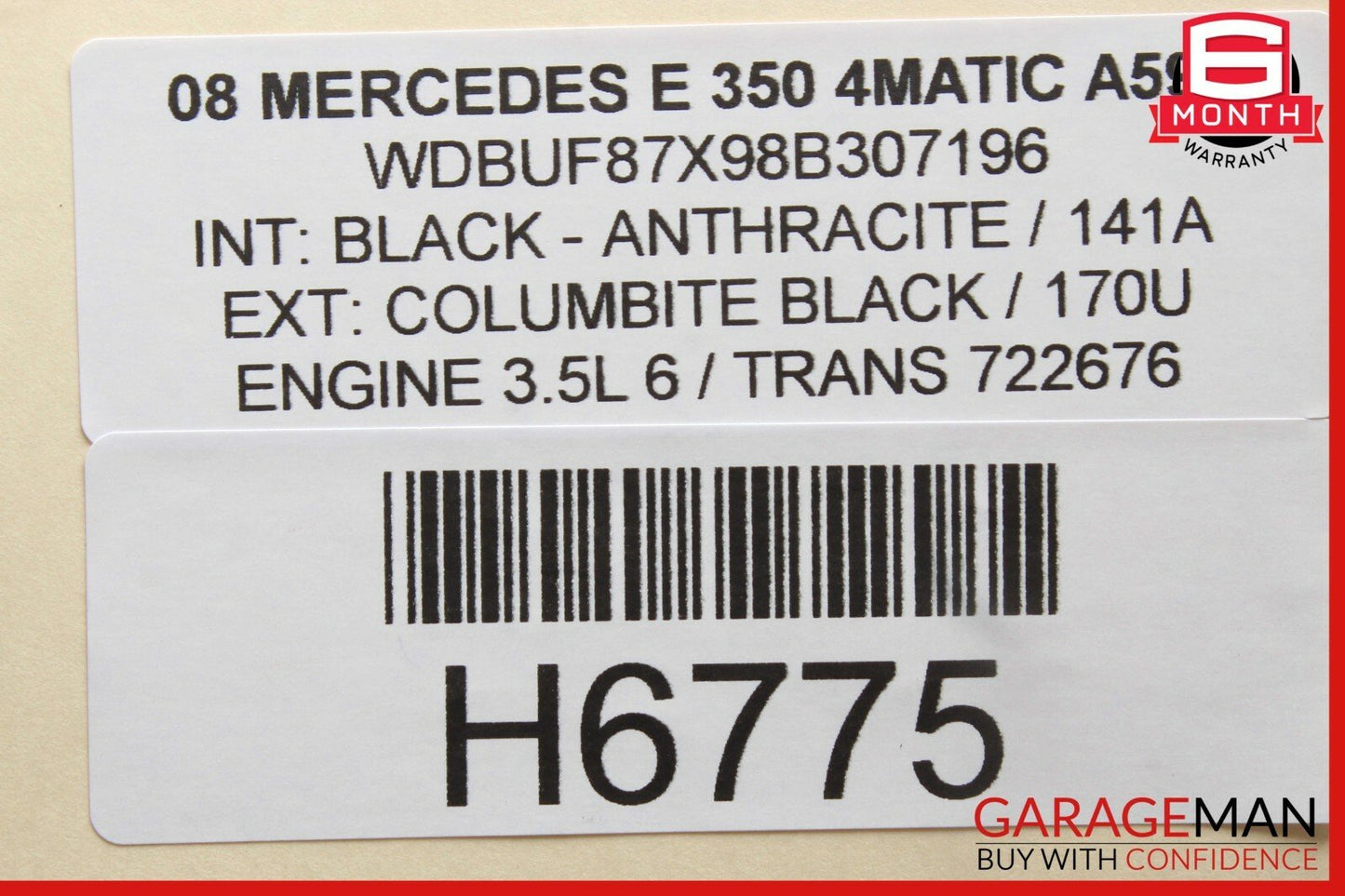 03-11 Mercedes CLS350 SL500 E350 RWD Front Left Side Lower Wishbone Control Arm