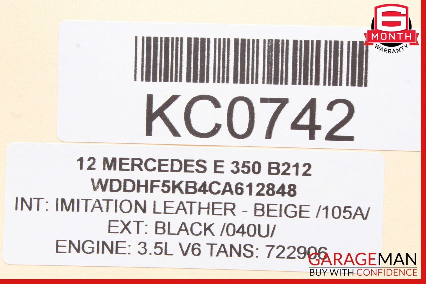 08-18 Mercedes W204 C300 E350 CLS550 Rear Left Side Door Control Module Unit