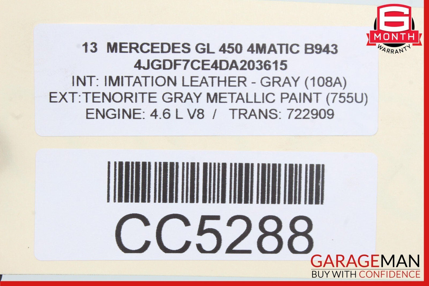 12-19 Mercedes X166 GL450 GLS550 Rear Right Spindle Knuckle Assembly OEM