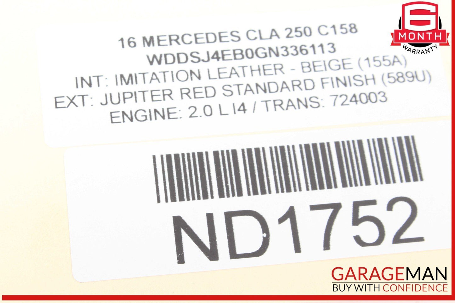 14-19 Mercedes W117 CLA250 CLA180 Rear Left / Right Forward Wishbone Control Arm