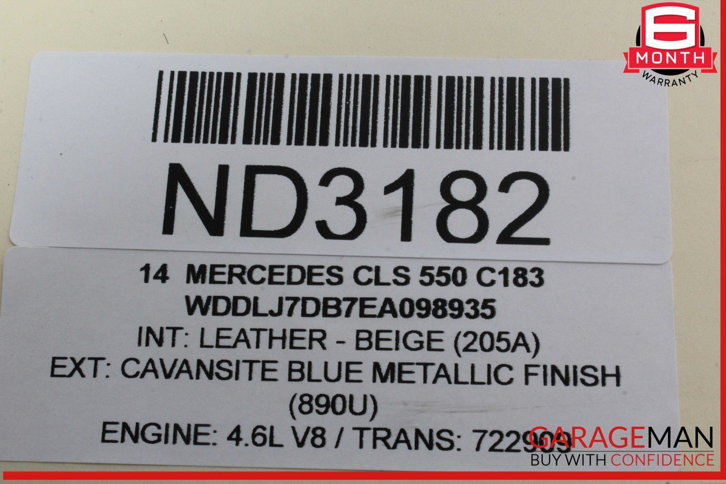 12-18 Mercedes W218 CLS550 CLS400 Front Left Side Door Lock Latch Actuator OEM