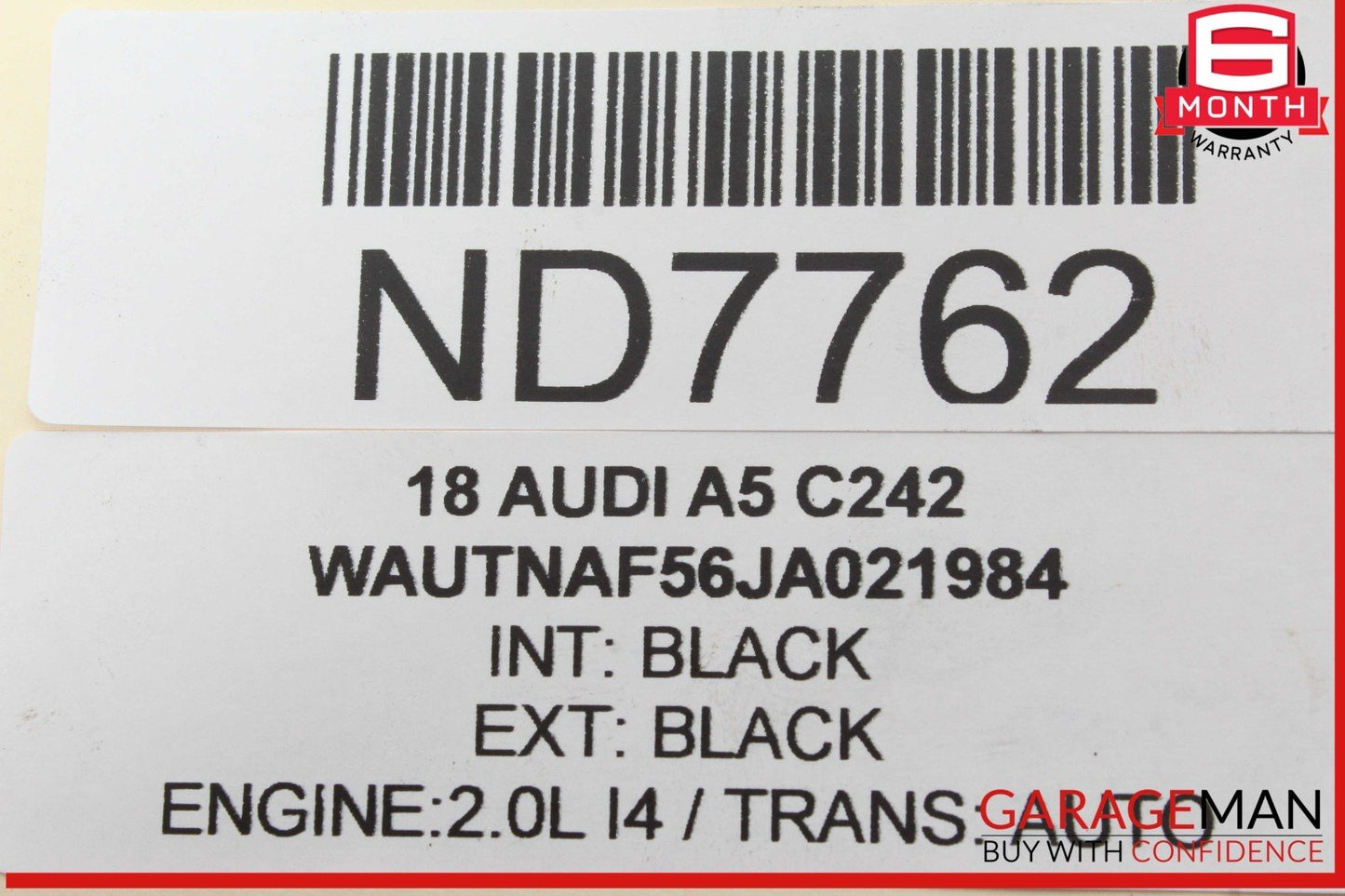 2017-2024 Audi A5 Rear Right Upper Lateral Control Arm 8W0505398E