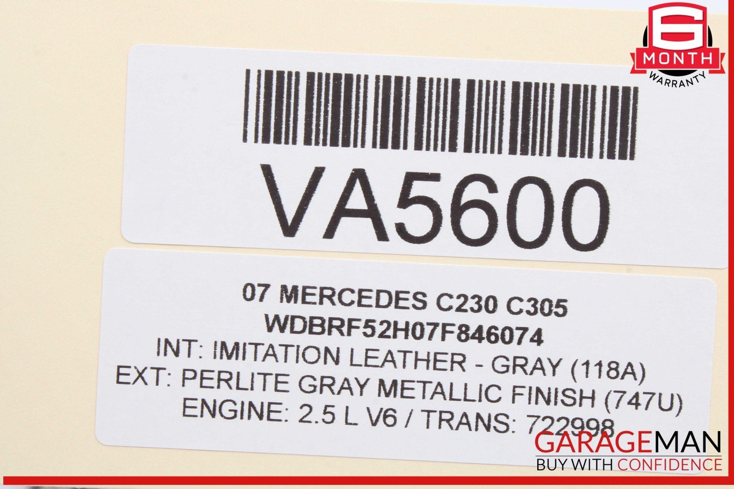 05-13 Mercedes W203 C230 E350 Front Right Engine Timing Chain Cover Plate OEM