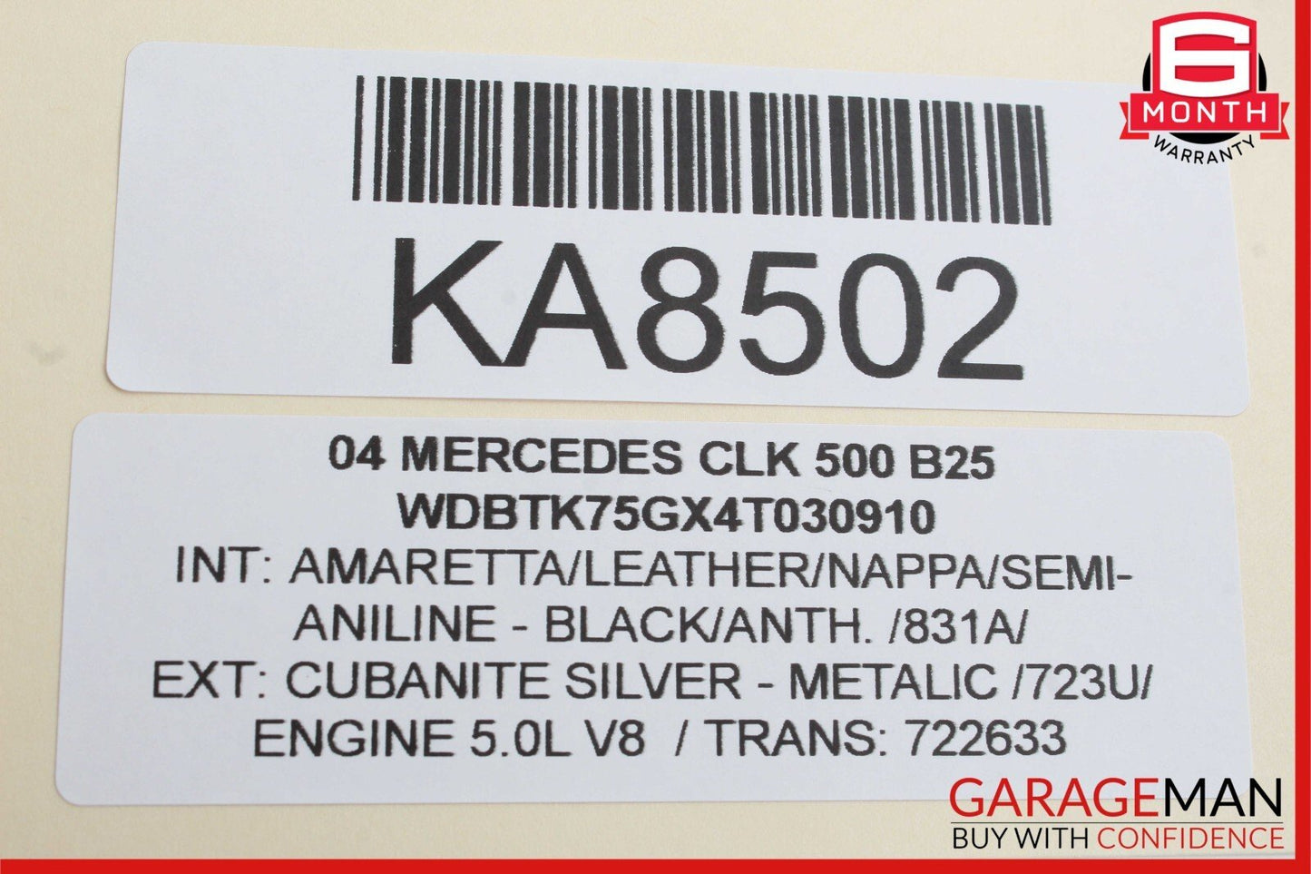 Mercedes CL55 AMG SLK280 S430 E320 CLK500 Anti Theft Alarm Module 2118209126