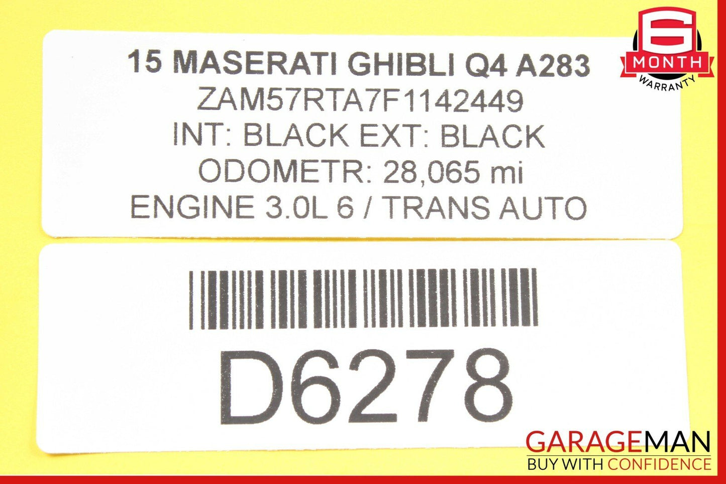 14-17 Maserati Ghibli Dash Headlight Head Light Lamp Control Switch 670019822
