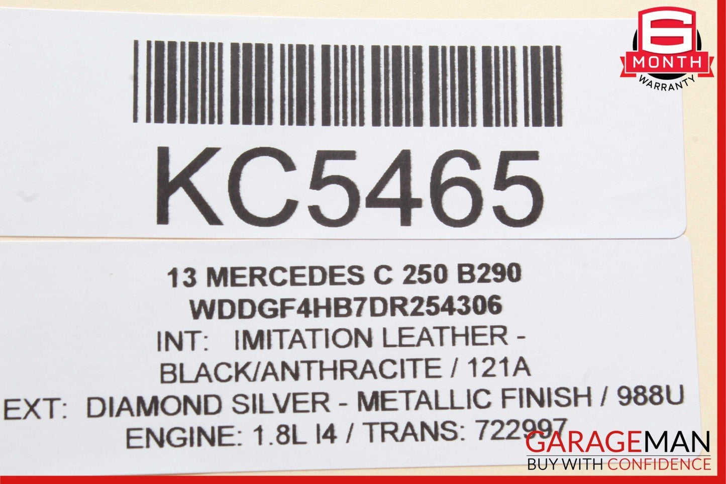 08-18 Mercedes C250 C300 CLS550 Front Left Side Door Control Module Unit