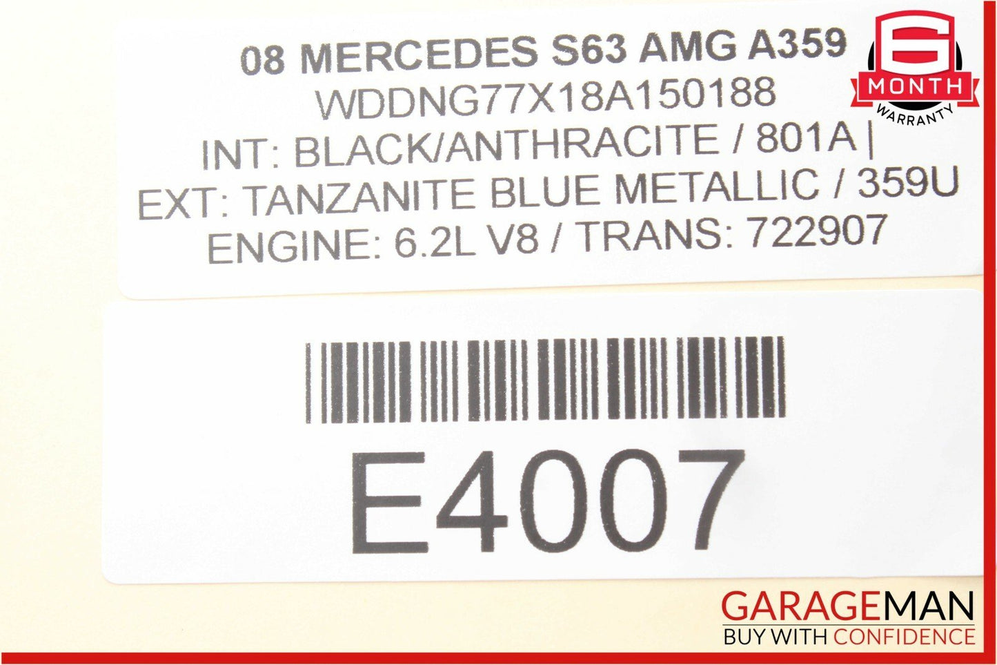 07-09 Mercedes W216 CL550 S63 AMG Sirius Satellite Radio Module Receiver OEM