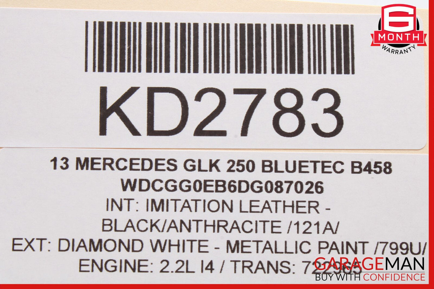 08-18 Mercedes X204 GLK250 CLS550 Rear Left Side Door Control Module Unit OEM