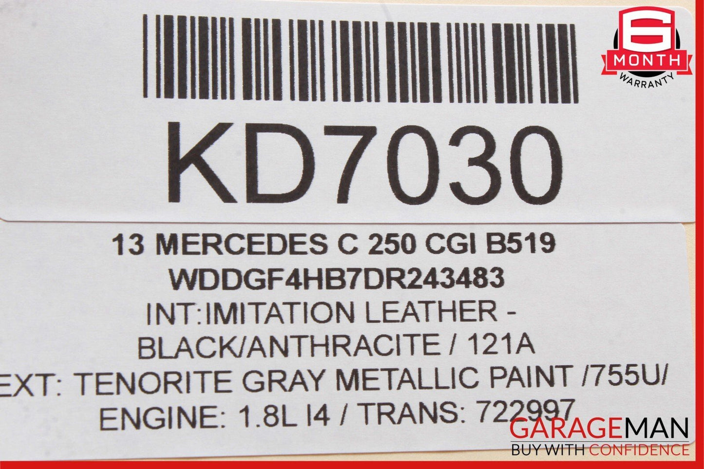 12-14 Mercedes W204 C250 Front Left Side Dash AC A/C Air Vent Grill Cover Black