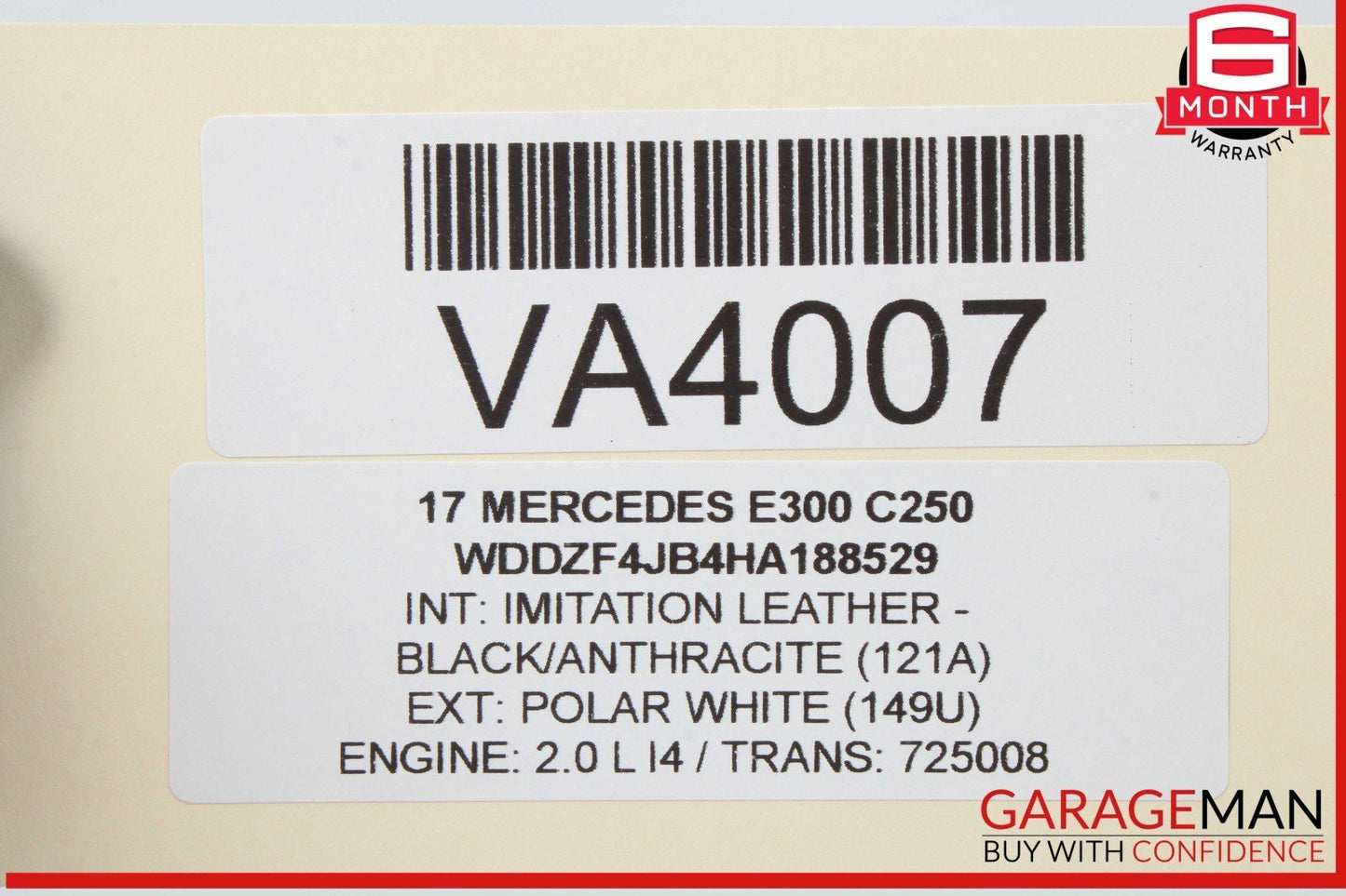 17-19 Mercedes W213 E300 E450 Dash Instrument Panel Upper Trim Cover Pad OEM