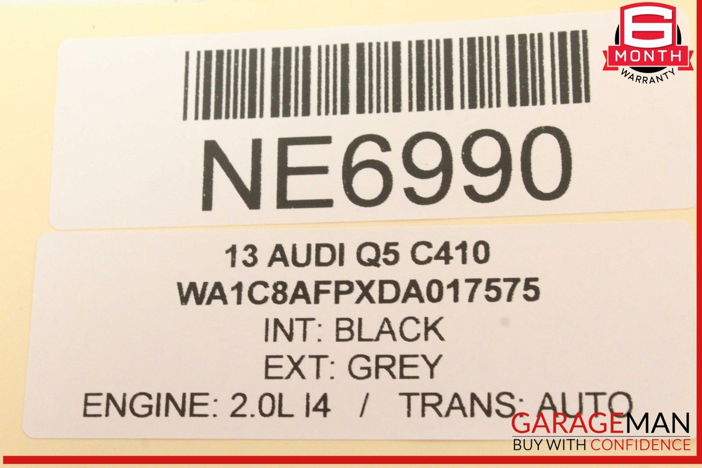09-17 Audi Q5 SQ5 S4 S5 Steering Column Cover Trim Panel Black 8R1858345A OEM